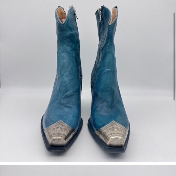 Free People Brayden Western Leather Boots - Picture 2 of 16